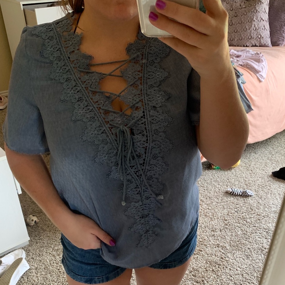 Blue top